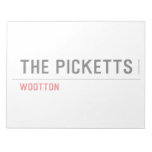 the picketts  Notepads