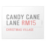 Candy Cane Lane  Notepads