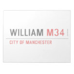 william  Notepads