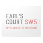 earl's court  Notepads