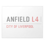 Anfield  Notepads