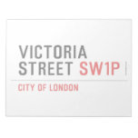 Victoria Street  Notepads