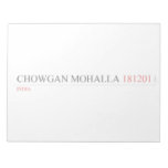 Chowgan mohalla  Notepads