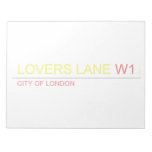 LOVERS LANE  Notepads