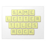 Game
 Letter
 Tiles
 ROCK!  Notepads