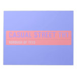 Casual Street  Notepads
