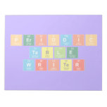 Periodic
 Table
 Writer  Notepads