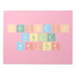 Periodic
 Table
 Writer  Notepads