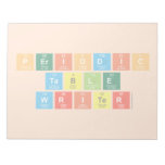 Periodic
 Table
 Writer  Notepads