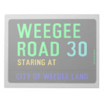 Weegee Road  Notepads