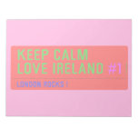keep Calm Love Ireland  Notepads