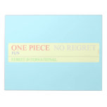 one piece  Notepads