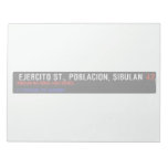  Ejercito st., poblacion, sibulan  Notepads