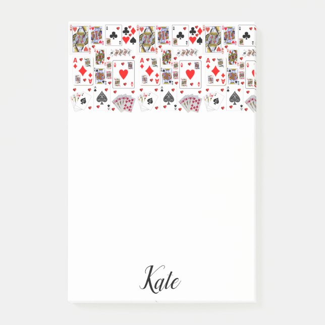 Notes Ace Playing Cards (Front)