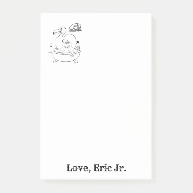 Notes Birds  Coloring Post it Note (Front)