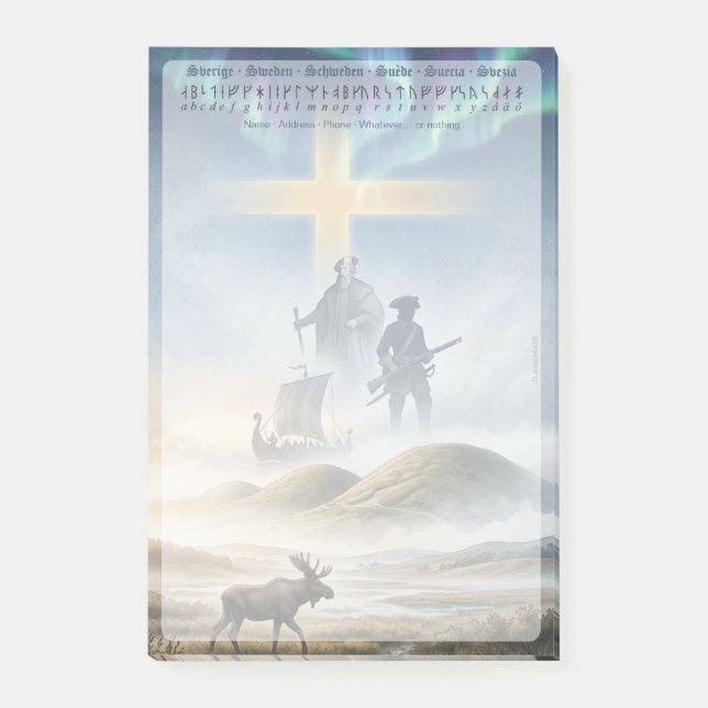 Notes Block — Swedish ambience (Front)