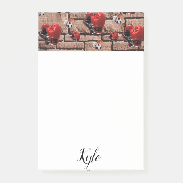 Notes Boxing Gloves (Front)