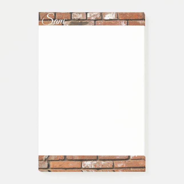 Notes Brick Construction (Front)