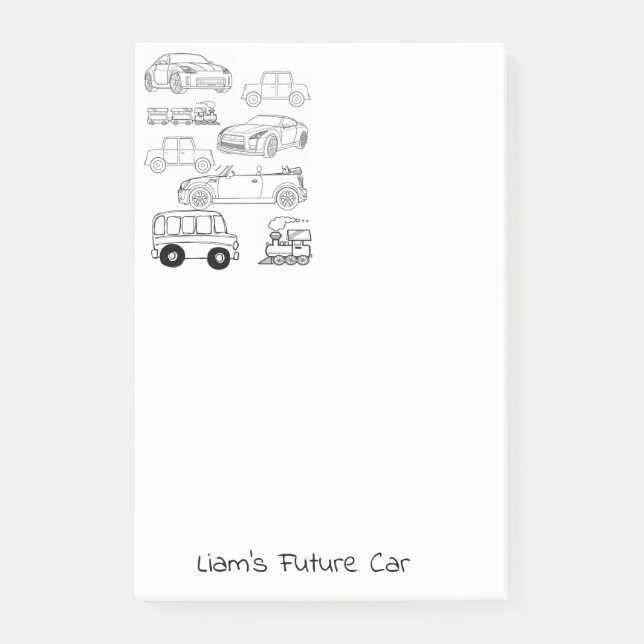 Notes Coloring Cars Trains (Front)