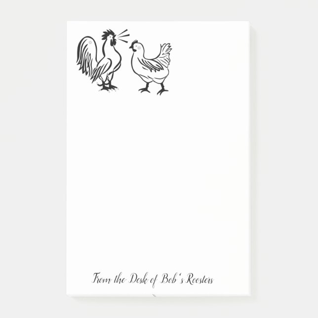 Notes Coloring Roosters (Front)