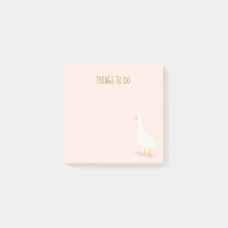 Notes Cute Duck dune Size 7.6 x 7.6 cm