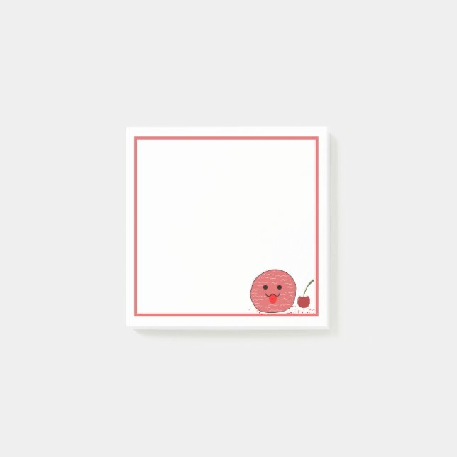 Notes | Cute Ice cream And Cherry (Front)