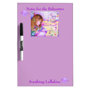 Notes for the Babysitter Dry Erase Board w/Pen