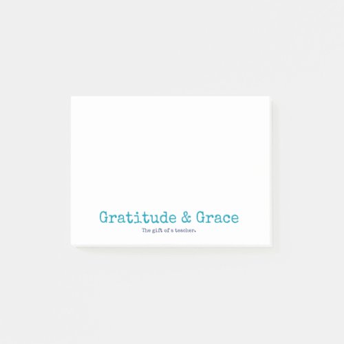 Notes _ Gratitude  Grace A gift of a teacher