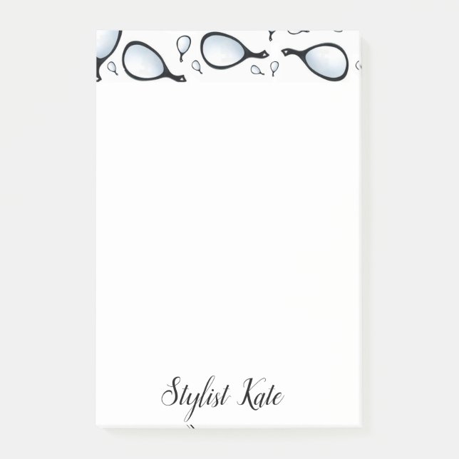 Notes Hand Mirror Stylist (Front)