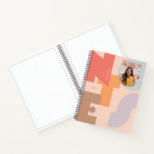 Notes Modern Bold Letters Personalized Name Photo Notebook (Inside)