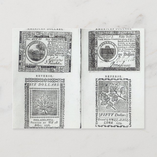Notes of the Continental Currency (Front)