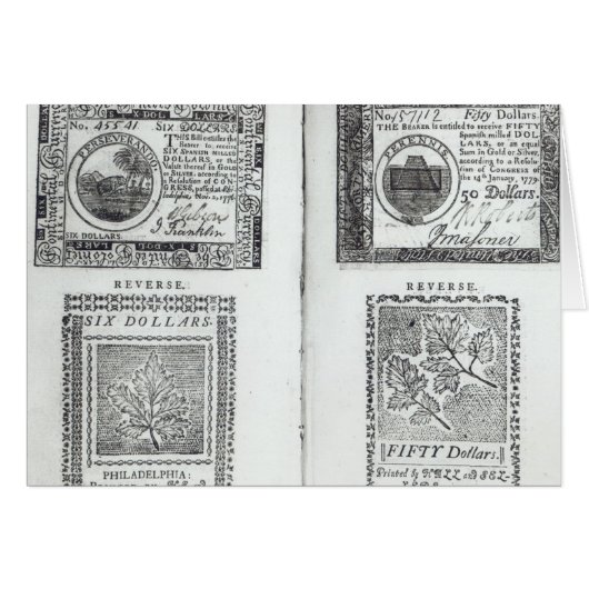 Notes of the Continental Currency (Front Horizontal)