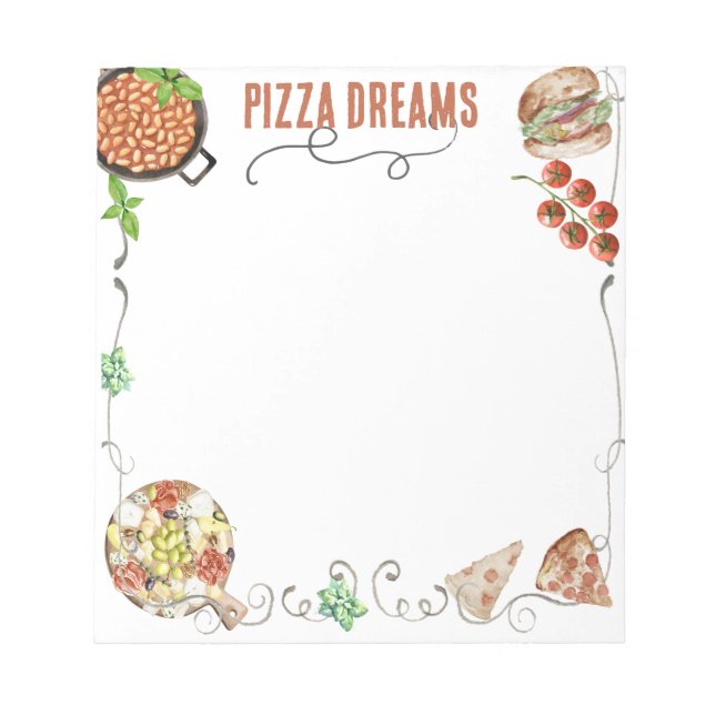 Notes on Pizza Dreams (Front)