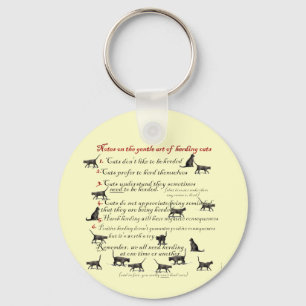 Notes on the Gentle Art of Herding Cats Keychain