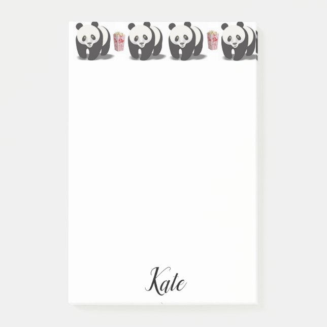 Notes Panda Popcorn (Front)