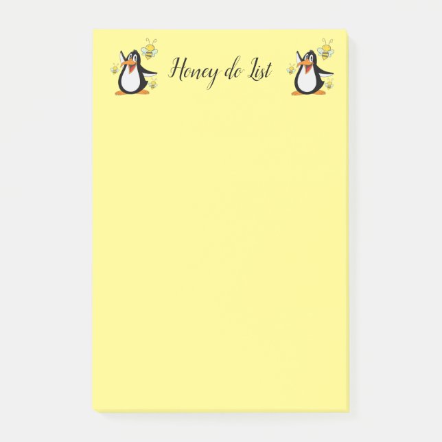Notes Penguin Bumblebee (Front)