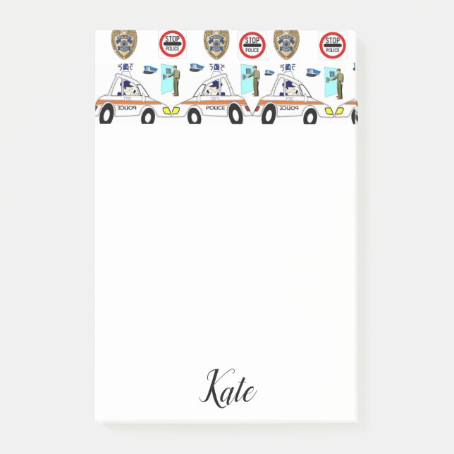 Notes Police Car (Front)