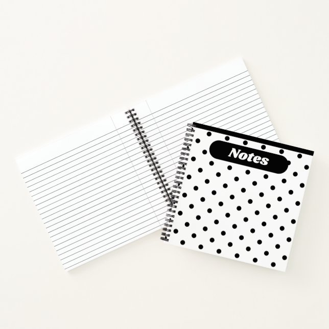 Notes - Polka Dots Notebook (Inside)