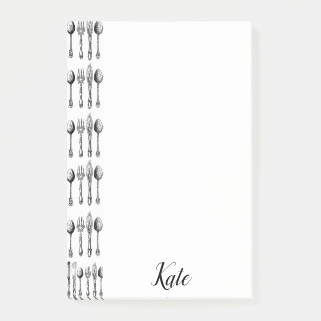 Notes Spoons Utensils (Front)