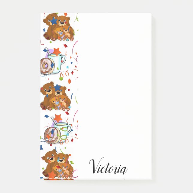 Notes Teddy Bear (Front)