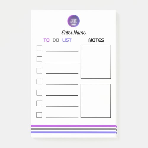 Notes To Do List Notes Section JK Logo