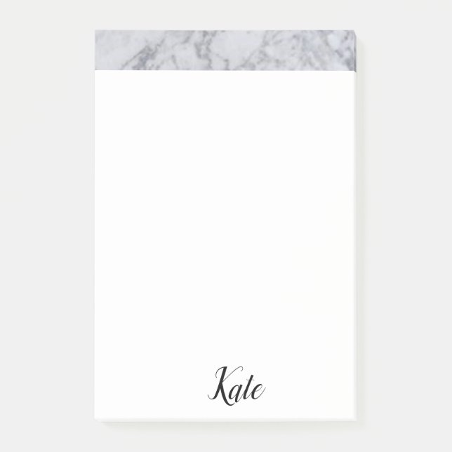 Notes White Marble (Front)