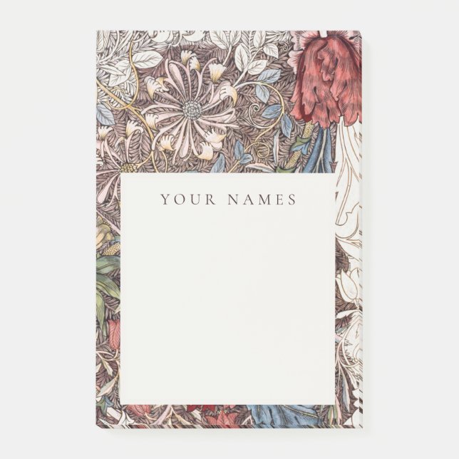 NOTES : WILLIAM MORRIS HONEYSUCKLE + TULIP (Front)