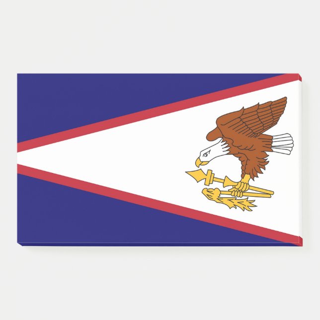Notes with flag of American Samoa, USA (Front)