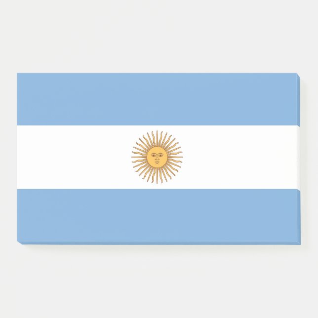 Notes with flag of Argentina (Front)