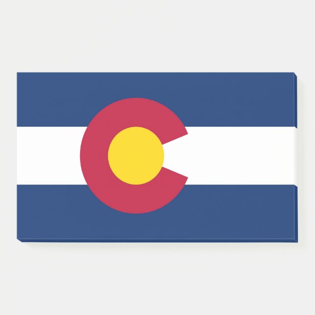 Notes with flag of Colorado, USA (Front)