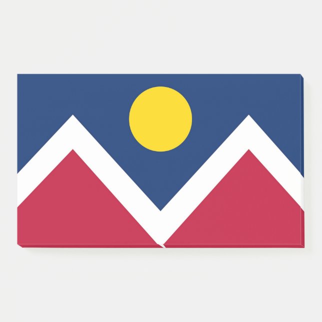 Notes with flag of Denver, Colorado, USA (Front)