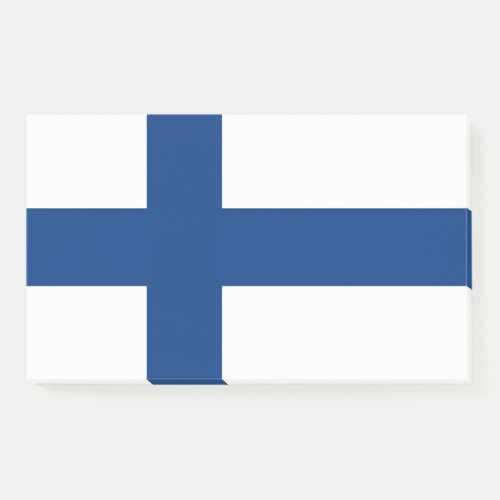 Notes with flag of Finland