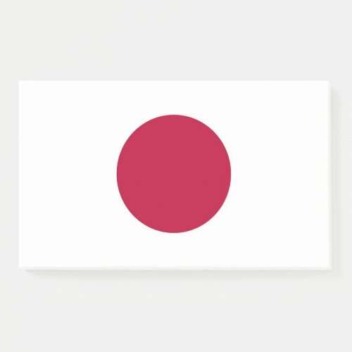 Notes with flag of Japan