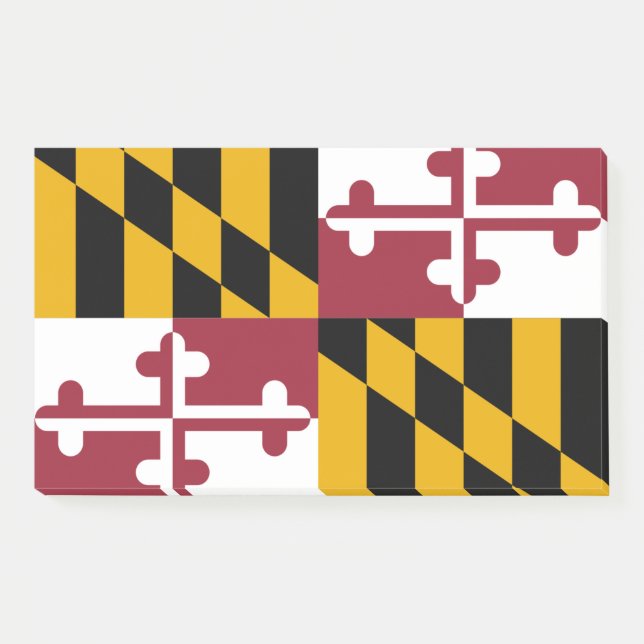 Notes with flag of Maryland, USA (Front)